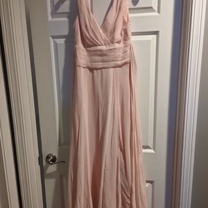 David's bridal pink dress, size 0